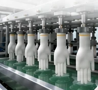 Glove formers on the dipping line